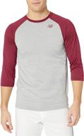 new balance baseball raglan x large sports & fitness in cycling logo