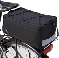 🚴 sahoo bike rack bag - versatile rear rack pannier & backpack combo - ideal bicycling trunk bag series (142091) logo