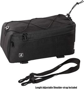 img 3 attached to 🚴 Sahoo Bike Rack Bag - Versatile Rear Rack Pannier & Backpack Combo - Ideal Bicycling Trunk Bag Series (142091)