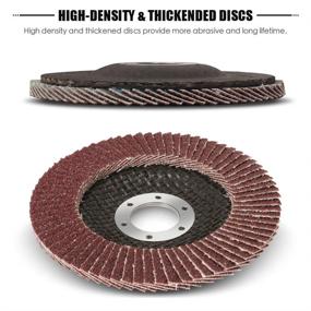 img 2 attached to 🛠️ Outivity 4-1/2 x 7/8-Inch Flap Discs-40 PCS: Premium Grinding Wheels for 4.5 Inch Angle Grinder