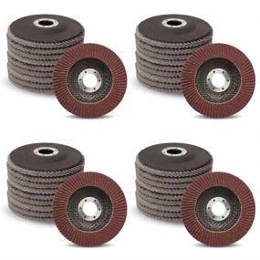 img 4 attached to 🛠️ Outivity 4-1/2 x 7/8-Inch Flap Discs-40 PCS: Premium Grinding Wheels for 4.5 Inch Angle Grinder