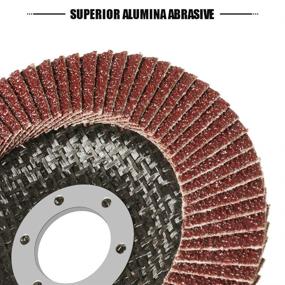 img 1 attached to 🛠️ Outivity 4-1/2 x 7/8-Inch Flap Discs-40 PCS: Premium Grinding Wheels for 4.5 Inch Angle Grinder