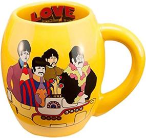 img 4 attached to 🍵 The Beatles Yellow Submarine Ceramic Mug - Vandor 18 Ounce Oval (73062)