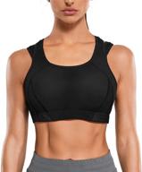 rolewpy sports bras for women: full coverage racerback high support bras for intense workouts with shock control padding логотип