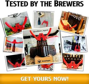 img 3 attached to 🍺 Bottle Capper by Brewingon: Home Brewing Kit with 20 Caps and Red Opener - The Ultimate Solution for Sealing Bottles and Crafting Your Own Craft Beer! Video and eBook Guide Included: 15 Great Homebrew Recipes to Try