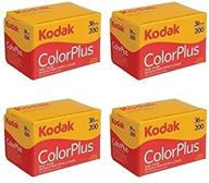 📸 kodak colorplus 200 asa 36 exposure film - pack of 4 rolls logo