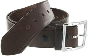 img 3 attached to Boston Leather Garrison Black Men's Accessory - 1.75 Inches: A Stylish and Durable Choice for Men