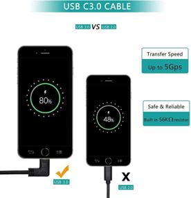 img 1 attached to 90 Degree USB C To USB C Cable