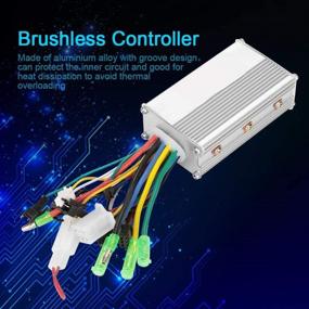 img 1 attached to 🚲 Electric Bicycle and Scooter Motor Controller, Brainpower Motor Controller for 36V/48V 350W E-Bikes