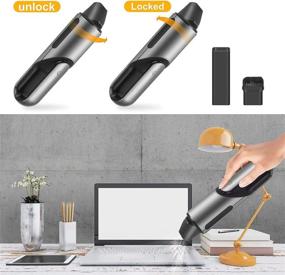 img 2 attached to 🔋 Cordless Portable Handheld Vacuum Cleaner – Small USB Vacuum for Home, Car, and Pet Hair