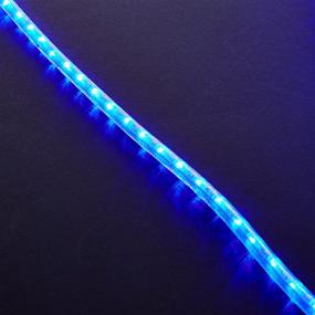 img 1 attached to CBconcept 120V LED Rope Light, 65-Feet, Blue - Energy Efficient and Versatile Illumination Solution