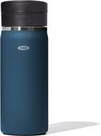 ☕ oxo 16 ounce thermal mug with simplyclean lid - dark cobalt logo