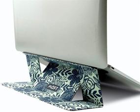 img 4 attached to 💻 MOFT Invisible Slim Laptop Stand - Adhesive & Reusable, Adjustable Angles, Compatible with 15.6" Laptops