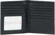 texan bull: stylish leather wallets for hipster men's wallets, card cases & money organizers logo