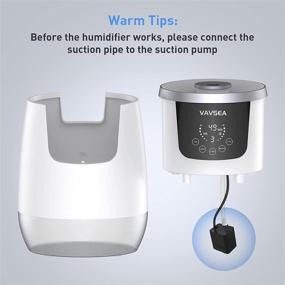 img 1 attached to 🌬️ VAVSEA Cool Mist Humidifiers, 5L Quiet Ultrasonic Humidifiers for Bedroom and Large Rooms, Vaporizer with Timer Remote Control, LED Touch Display, Adjustable Modes, Auto Shut Off, Humidifiers for Babies Nursery