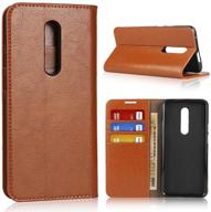 oneplus icovercase genuine leather case for 6.67-inch device logo