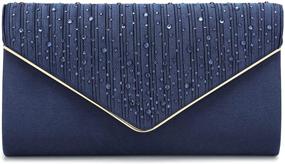 img 3 attached to 👝 Elegant Clutch Purses for Women: Wedding & Evening Clutches