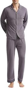 img 4 attached to BAMBOO COOL Pajama Lightweight Sleepwear Men's Clothing
