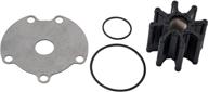 🔧 high-quality quicksilver 59362t6 sea water pump impeller replacement kit for mercruiser engines with one-piece pump body logo