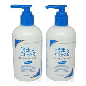 img 3 attached to 2-Pack of Free & Clear Liquid Cleanser - 16 Fl Oz Total (8 Ounces Each)