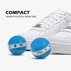 img 1 attached to Lemon Scented AVA Prime Air Freshener Sneaker Shoe Deodorizer Balls 3 Pairs for Odor Neutralization and Refreshing Shoes, Gym Bags, and Lockers - Blue