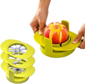 img 4 attached to 🍎 Atopov 4 in 1 Apple Slicer Mango Pear Tomato Slicer Combo - Versatile Fruit Cutter and Corer for Mangoes, Oranges, Potatoes, and More!