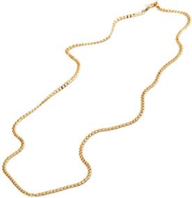 img 3 attached to Karat Yellow 2 1Mm Necklace Italy