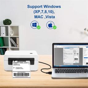 img 1 attached to 📦 Optimized Shipment Label Printer for Efficient Printing