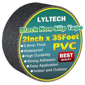 img 4 attached to RuggedStep Stairs Black Waterproof Tape: Premium Outdoor Nonslip Solution