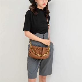 img 1 attached to Clutch Trendy Fashion Shoulder Handbag Women's Handbags & Wallets