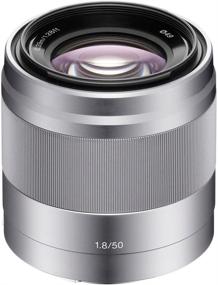 img 4 attached to 📷 Объектив для камеры Sony E Mount Nex среднего уровня: 50 мм f/1.8 объектив Sony