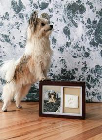 img 2 attached to 🐾 Preserve Precious Memories with Pearhead's Personalized Dog or Cat Memory Box Keepsake in Espresso 41406