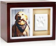 🐾 preserve precious memories with pearhead's personalized dog or cat memory box keepsake in espresso 41406 логотип
