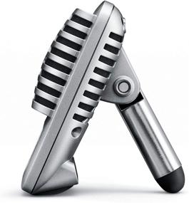 img 1 attached to Shure MV51 серебристый цифровой микрофон с большим диафрагмальным конденсатором: высокое качество звука и производительность