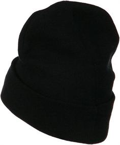 img 3 attached to Stylish and Warm: e4Hats.com Big Size Acrylic Long Beanies for Ultimate Comfort!