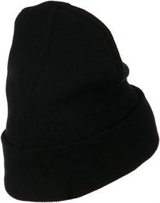 img 2 attached to Stylish and Warm: e4Hats.com Big Size Acrylic Long Beanies for Ultimate Comfort!