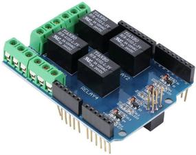 img 4 attached to Enhance Your UNO R3 with the HiLetgo 5V 4 Channel Relay Shield: Efficiently Control Four Channels