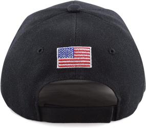 img 1 attached to 🎩 Enhance Your Style with The Hat Depot Law Enforcement 3D Embroidered Hat.