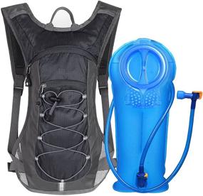 img 4 attached to Unigear Hydration Pack Backpack: 70 oz 2L Water Bladder for Active Outdoor Activities