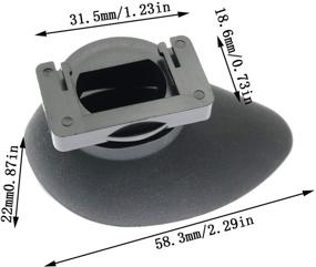 img 1 attached to DTTRA Camera Eyecup Eyepiece Viewfinder for Canon 550D 300D 350D 400D 60D 600D 500D 450D 1000D 400D D30 D60