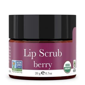 img 4 attached to 🍓 Berry Sugar Lip Scrub - Organic Exfoliating & Moisturizing Lip Scrubs for Chapped Lips, Lip Repair for Soft & Nourished Lips – Perfect Gift or Stocking Stuffer