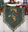 granddeco christmas embroidered tabletop decoration food service equipment & supplies logo