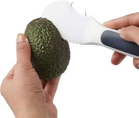 img 1 attached to 🥑 Zyliss 4-in-1 Avocado Prep Tool - Convenient 7.5" White Kitchen Gadget