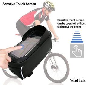 img 2 attached to Wink Talk Waterproof Bicycle Rear Packing Case - Cycling Bag for Storage of Wallet, Keys, Gloves, Bike Tool, Screwdriver & Other Accessories