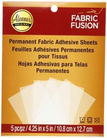 img 4 attached to 🔒 Aleene's Fabric Fusion Permanent Adhesive Sheets 5pc: Long-lasting Solution for Shop to Seamlessly Fuse Fabric