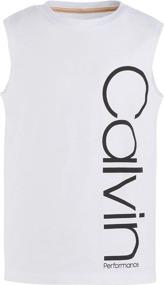 img 2 attached to 👚 Calvin Klein Performance Logo Tank Top for Big Girls
