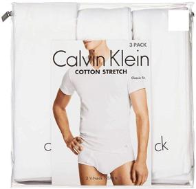 img 1 attached to 👕 Classic Calvin Klein Stretch T-Shirt: Comfortable Men's Clothing Essential