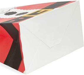 img 2 attached to 🎁 Christmas Gift Wrap Bags with Tissue Paper: 24 Pack, 8 x 10 x 4.7 inches