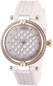 img 3 attached to Invicta Womens Stainless Quartz Polyurethane Women's Watches for Wrist Watches