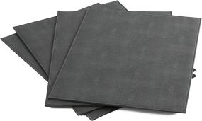 img 4 attached to Westvillage Placemat Shagreen Heat Resistant Stain Resistant